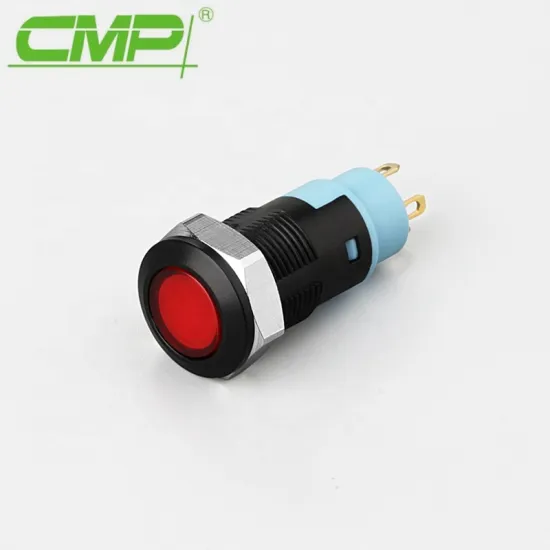 Plastic 12mm Reset or Momentary LED Light Push Button Switch