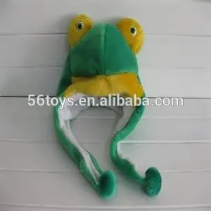 plush wolf hat,plush santa hat,stuffed animal hats