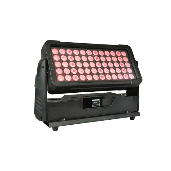 60x10W RGBW 4in1 LED Wall Wash Lighting with Flight Case
