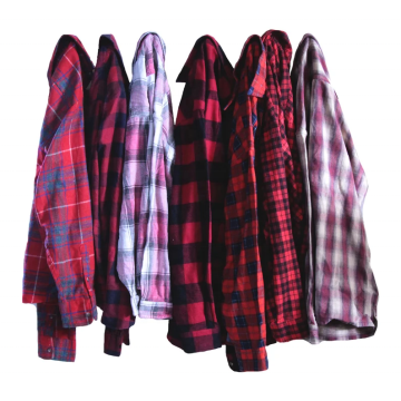 Plaid Vintage Overshirt Retro Shirt 90s Hipster -Shirt