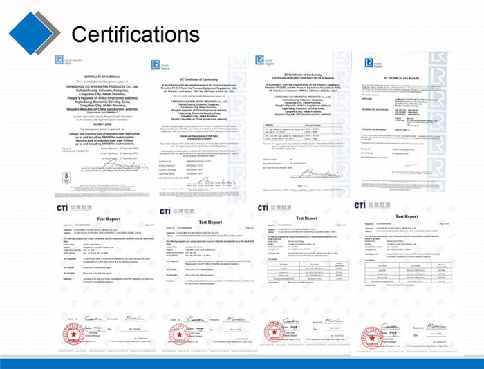 Certifications