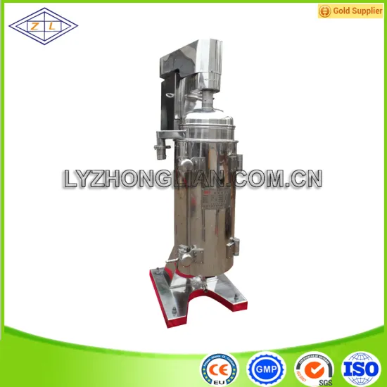 Gq105j High Speed Liquid Solid Separation Palm Oil Centrifuge Machine