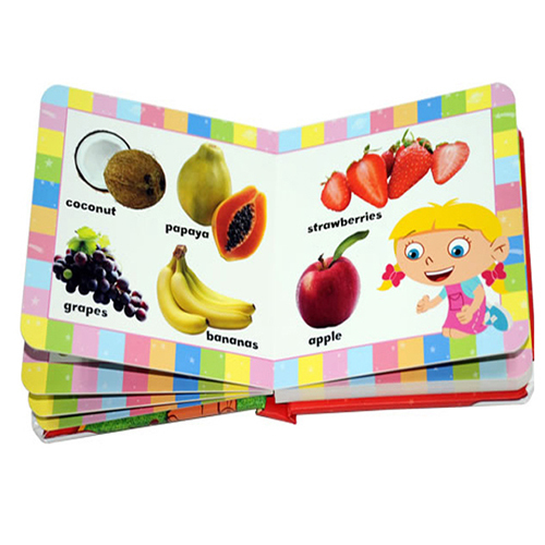 Kundenspezifisches Kinderfrucht-Lernbrett-Buch