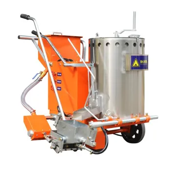 SRM-T36 Manual Thermoplastic Road Marking Machine with Glass Beads Dispenser for Sale