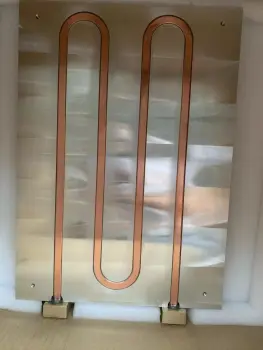 Battery Cooling Cold Plate with Embedding Serpentine Tubes