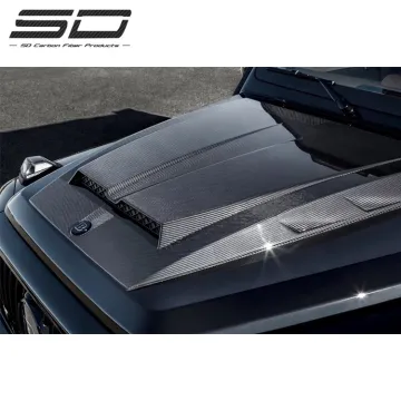 B Style Carbon Fiber Engine Hood for G63