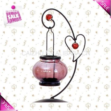 2016 New design stainless steel metal elegant candle holder decoration
