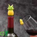 Tallas de vidrio de bebidas de silicona Tags de encanto de vino