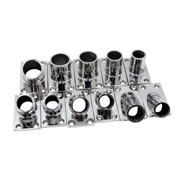 Stainless Steel Rectangular Base Marine Handrail Fitting for Yacht
