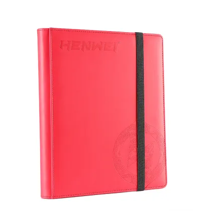 dragon design pu leather card album binders