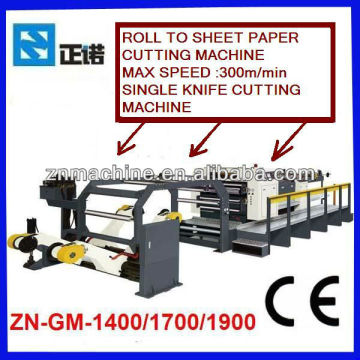 Sheet Cutter / Roll to Sheet Paper Cutting Machine CM1400/1700/1900