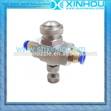 Manufacturing mill humidifying air atomizing nozzle