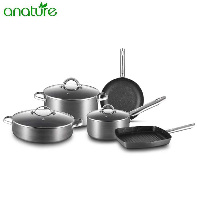Best Hard Anodized Marble Nonstick Cookware Set