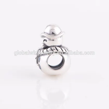 925 Silver Charm Snowman Charm Festival Charm