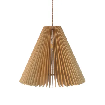 Japanese-Style Wooden Horn Droplight for Home and Restaurant Decor