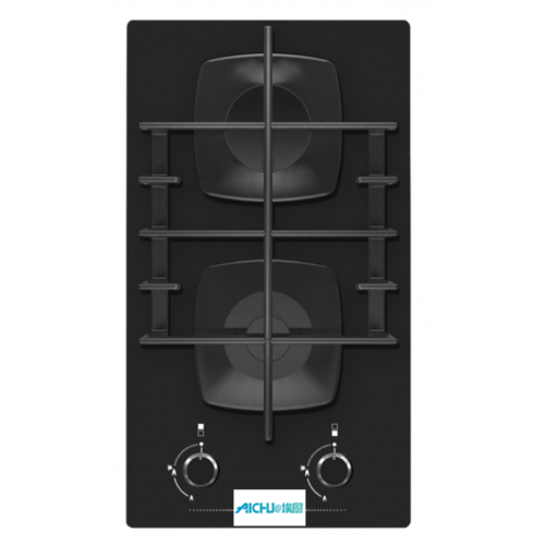 Panel de cocina de color negro encimera de vidrio superior