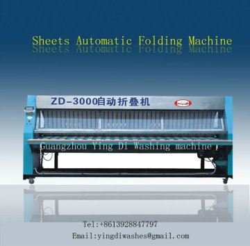 bed sheets& table cloth Automatic folding machine,industrial folder for laundry