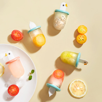 Pops de congelador de comida fresca personalizada con manijas