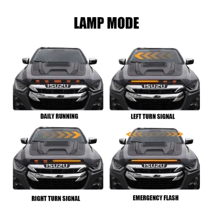 ISUZU D-MAX bonnet guard