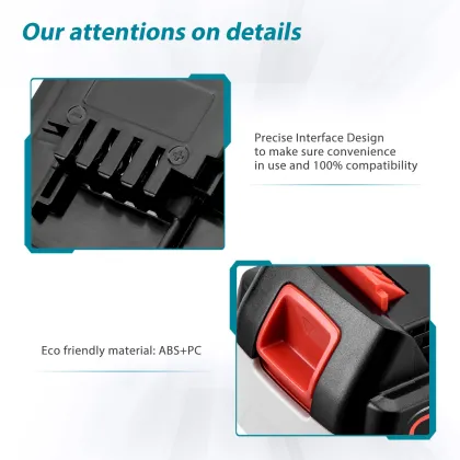 7.0Ah 20V Lithium Battery & Rapid Charger for Black+Decker 20V Cordless Tools