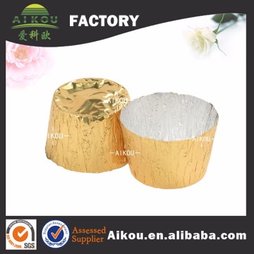Small trays aluminum container empty chocolate foil paper box