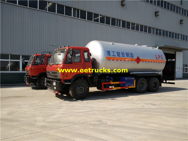 6x4 25 M3 Propane Gas Tank Trucks