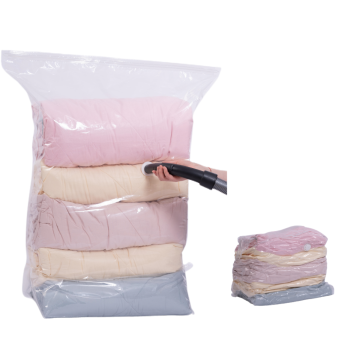Wholesale Transparent Plastic Vacuum Bags: Save 80% Space for Bedding and Clothing Storage