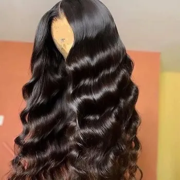 Virgin Indian Cuticle Aligned Hair Wig,Raw Unprocessed Lace Frontal Wig,Body Wave For Black Women Human Hair Lace Front Wigs