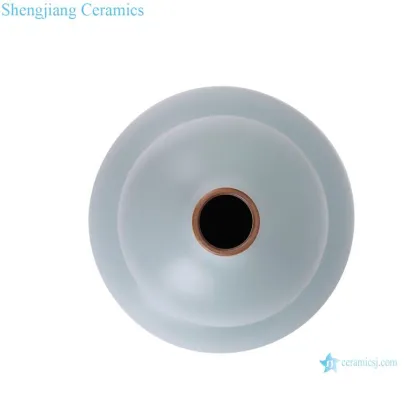Song Dynasty Ru Kiln Porcelain Gourd Shape Celadon Vase