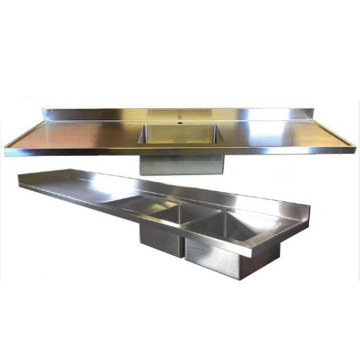 Customized Stainless Steel Countertop with Integrated Sink Set