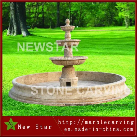 China Cheap Home Simple Antique Yellow Mini Water Fountain
