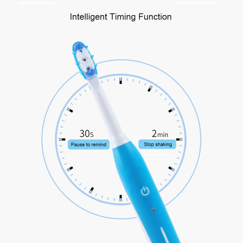 Soft bristle 3-stop electric toothbrush