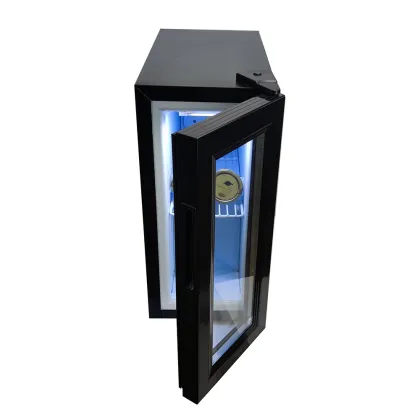 Caviar Fridge: Glass Door Mini Refrigerator