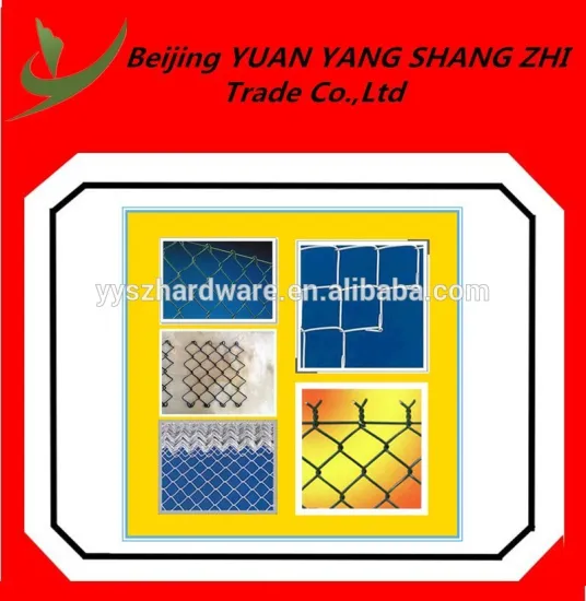 Hot selling high quality PVC coated chain link fence/ hot dipped galvanized chain link fence China alibaba