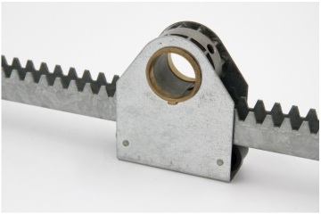 Greenhouse vent system rack & pinion