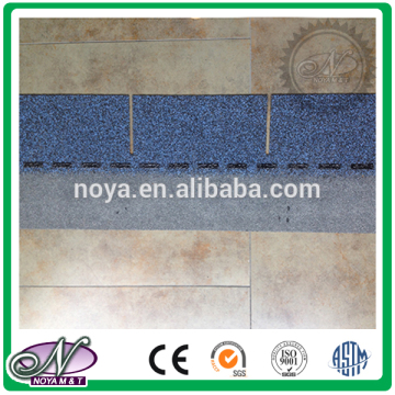 Cheap building materials coloured glaze asphalt roofing tiles made in China