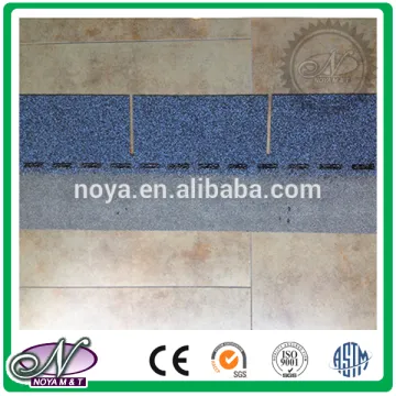 Cheap building materials coloured glaze asphalt roofing tiles made in China