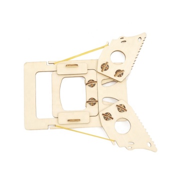 Children's Physics Science Educational DIY STEM Learning Wooden Creative Robot Manipulator Toys