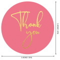 Vinyl Thank You Sticker Label Roll