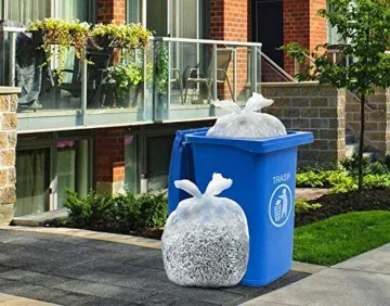 Google Hot Sale 45 Gallon Plastic Yard Waste Garbage Trash Bags