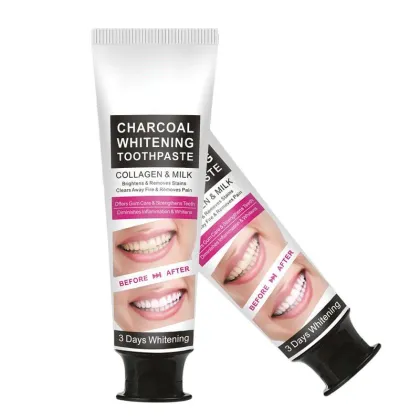 Custom Natural Charcoal Bamboo Whitening Toothpaste