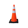 reflective film black base road traffic cone