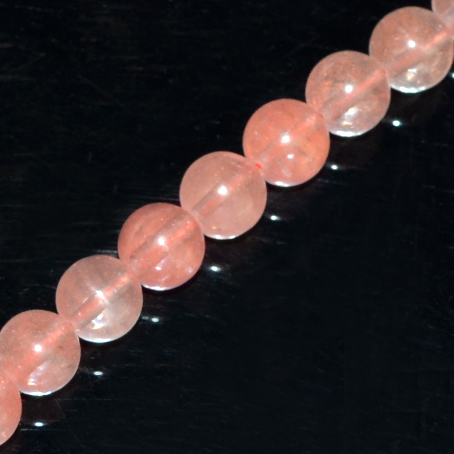 Boules de chakra de quartz cerise 16 mm pour décoration de la maison de méditation