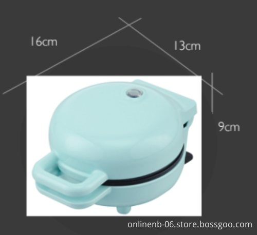 400W Individual Non-Stick Round Mini Waffle Maker with ETL Certificate for Breakfast Cakes