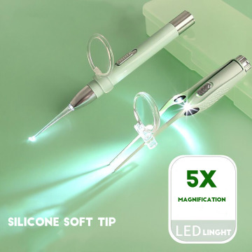 Portable Otoscope with Magnifiers and Light: Comprehensive Earwax Removal Kit