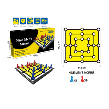 Vintage 1960s EPT Promotion $1 Items: Toys & Brain Teaser Games like Nine Men's Morris Chess Board