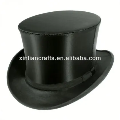 Satin Collapsible Opera Top Hat