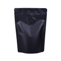 250 g sort plastik ziplock taske til te