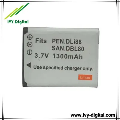 Digital Camera Battery for Pentax DLI88 and SANYO DBL80
