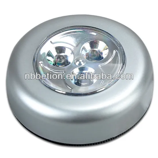 3LED touch light push lamp LED Push lamp led cabinet lamp Push Button led lamp